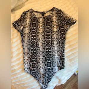 Animal Print Bodysuit